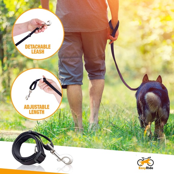 dog adjustable leash carbon fiber puppy leash - Easy Ride by Malabi bike leash - Picture 10 of 13